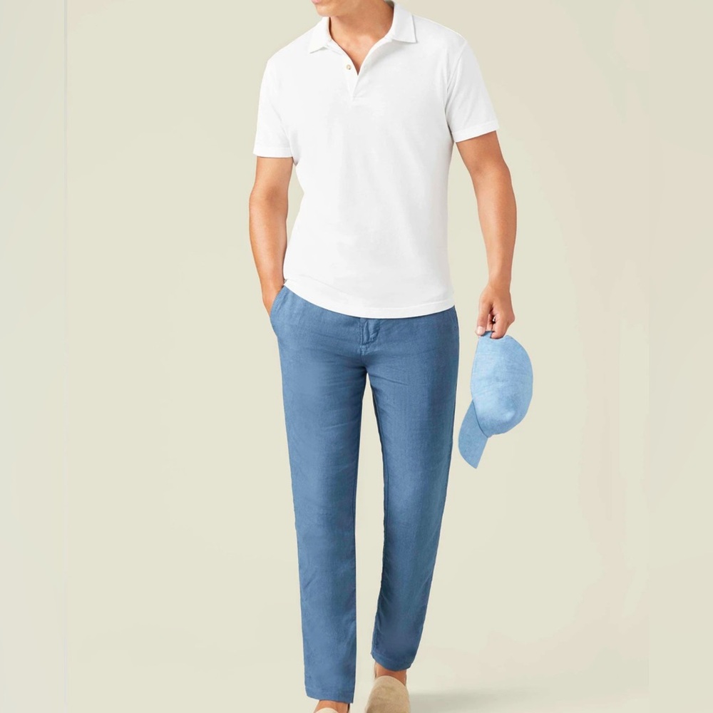 Adolfo Dominguez White Polo Shirt
